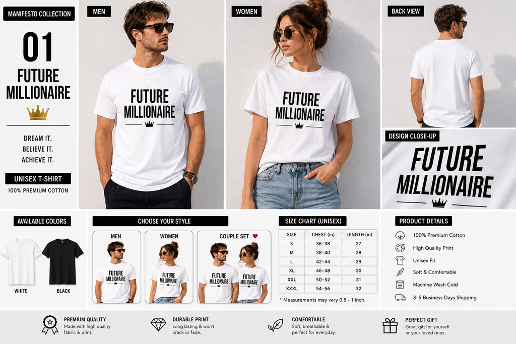 Believe in Yourself – Premium Statement T-Shirt